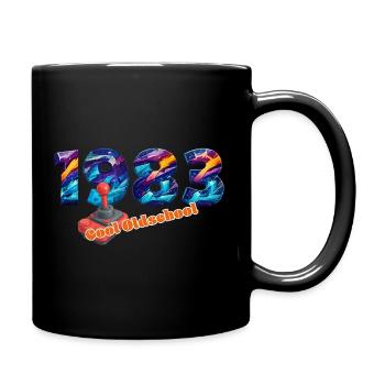 Jahrgang 1983 – Retro Joystick – Cool Oldschool - Tasse einfarbig - Schwarz - Rechts