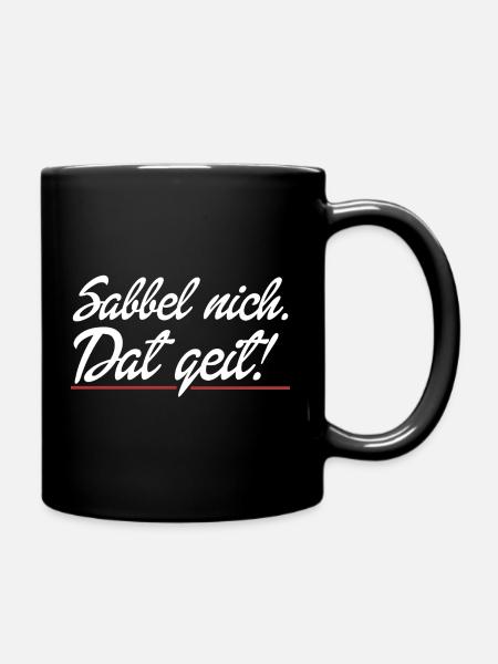 that works - Full Colour Mug - black