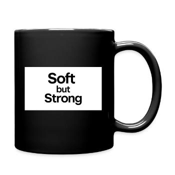 minimalist_typography_t-shirt_design-_black_tex - Tasse einfarbig - Schwarz - Rechts