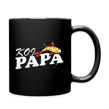 Koi Papa Étang Drôle Papa Éleveur de Poissons Fierté - Mug uni - noir - Droite