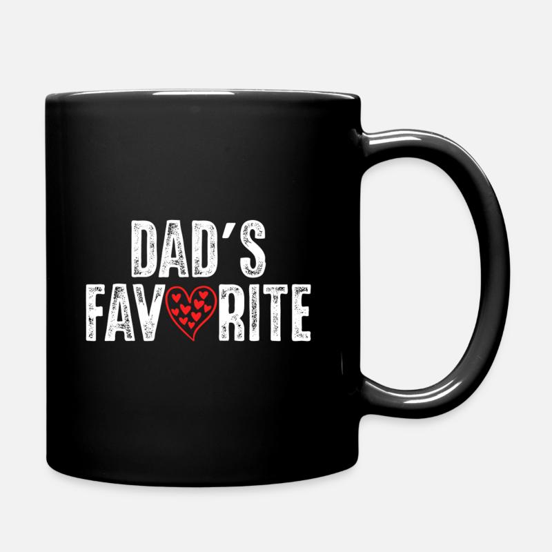Papas_Lieblings - Full Colour Mug - black