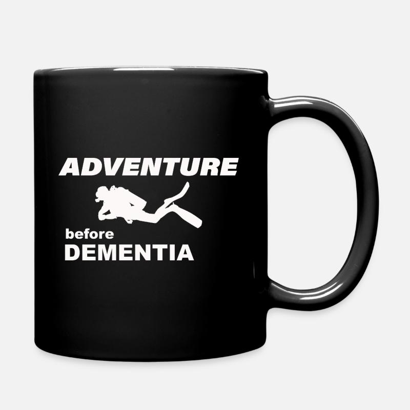 DIVING ADVENTURE - Tasse einfarbig - Schwarz