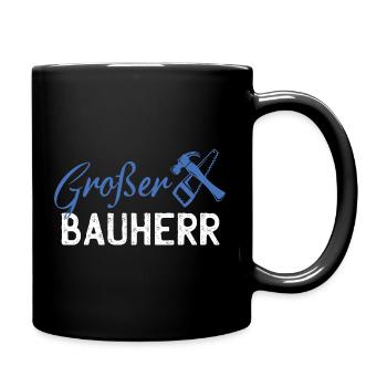 GrafBen Builder Building Graphics - Full Colour Mug - black - Right