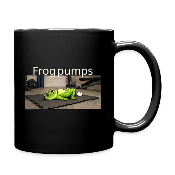 Grenouille pompe Fitness Grenouille Expression - Mug uni - noir - Droite