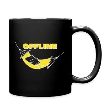 OFFLINE - Tasse einfarbig - Schwarz - Rechts