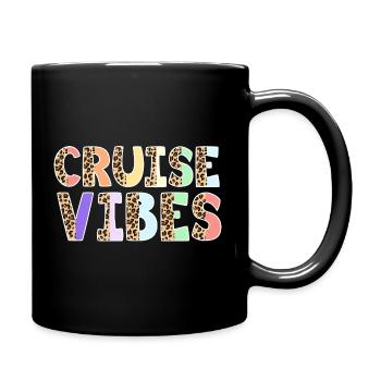 Kreuzfahrtschiff Kreuzfahrt - Tasse einfarbig - Schwarz - Rechts