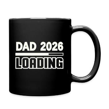 dad_2026_loading- - Tasse einfarbig - Schwarz - Rechts