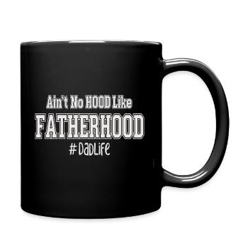 Father Saying Fatherhood DadLife - Full Colour Mug - black - Right