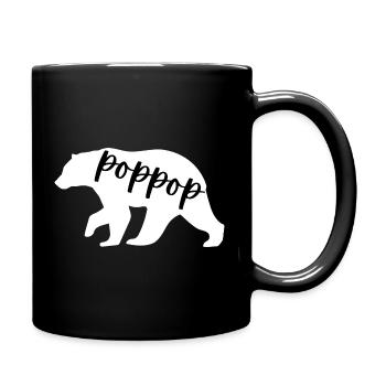 poppop bear - Full Colour Mug - black - Right