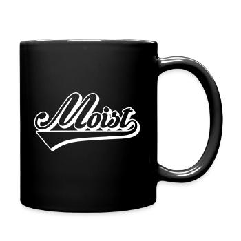 Mobiz Retro Script Logo - Tasse einfarbig - Schwarz - Rechts