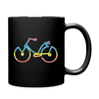 vélo - Mug uni - noir - Droite