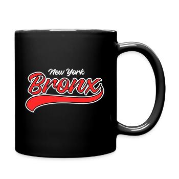 New York - Bronx - Tasse einfarbig - Schwarz - Rechts