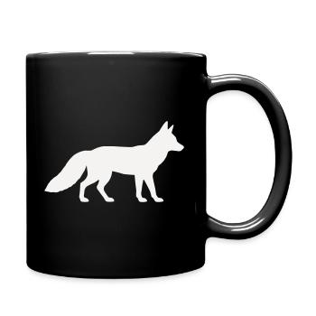 Renard - Mug uni - noir - Droite