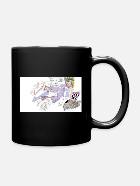 Rêvasser aux oiseaux - Mug uni - noir