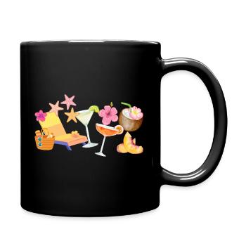 Ère Squirt - Mug uni - noir - Droite