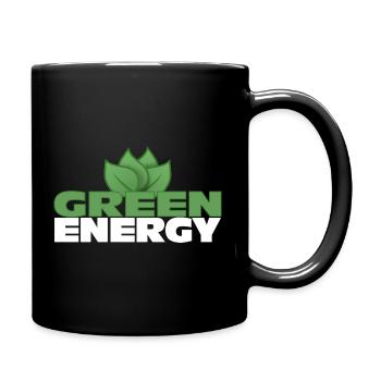 Green Energy - Sustainable Future - Full Colour Mug - black - Right