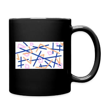 das verworrrene Leben  - Tasse einfarbig - Schwarz - Rechts