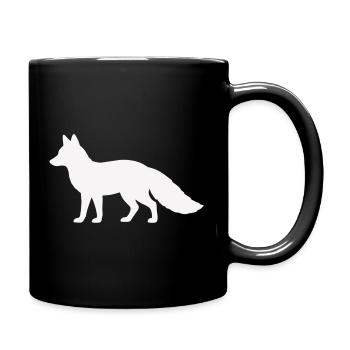 fuchs_silhouette_tier- - Mug uni - noir - Droite