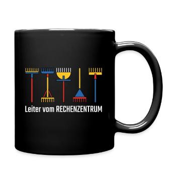 Rechenzentrum Gärtner Garten Gartenarbeit - Tasse einfarbig - Schwarz - Rechts