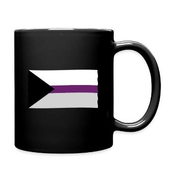 Demisexual Pride Flag - Full Colour Mug - black - Right