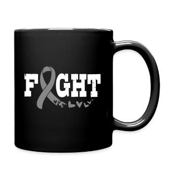 Cancer de la peau, mélanome - Mug uni - noir - Droite