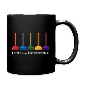 Rechenzentrum Gärtner Garten Gartenarbeit - Tasse einfarbig - Schwarz - Rechts