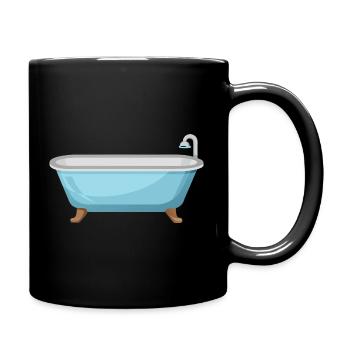 Bath tub - Full Colour Mug - black - Right