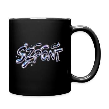 Szpont – Der Plan ist nur ein Ausgangspunkt - Tasse einfarbig - Schwarz - Rechts