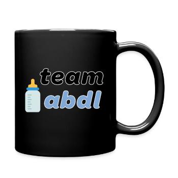 Team ABDL - Tasse einfarbig - Schwarz - Rechts