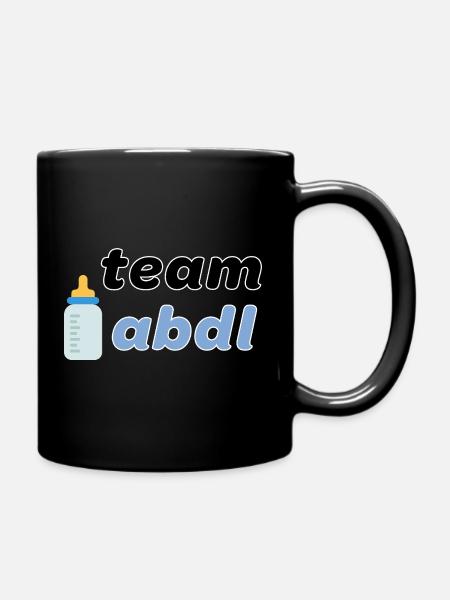 Team ABDL - Tasse einfarbig - Schwarz