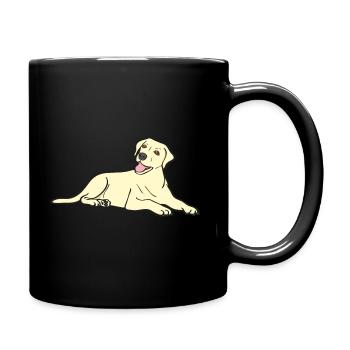 Sweet Labrador - Full Colour Mug - black - Right