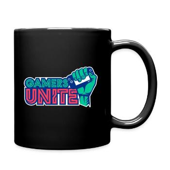 Gamer, rassemblez-vous ! - Mug uni - noir - Droite