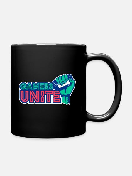 Gamer, rassemblez-vous ! - Mug uni - noir