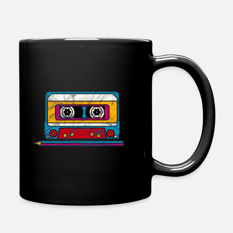 Mixtape cassette cassette cassette 80 rétro 90 - Mug uni - noir