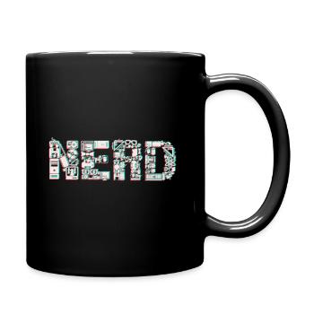 NERD 3D - Full Colour Mug - black - Right