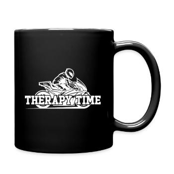 MOTORRAD THERAPIE BIKE BIKER - Tasse einfarbig - Schwarz - Rechts