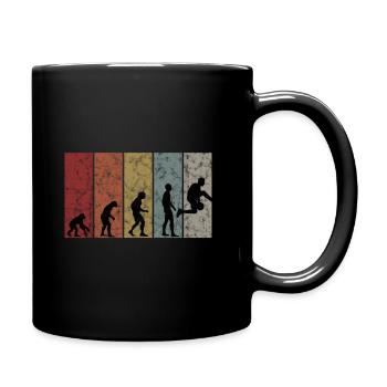 Basket basket-ball cadeau Cool Evolution - Mug uni - noir - Droite