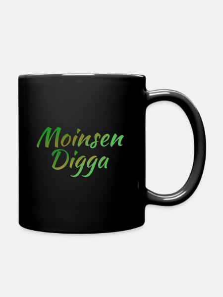 Moinsen Digga - Tasse einfarbig - Schwarz