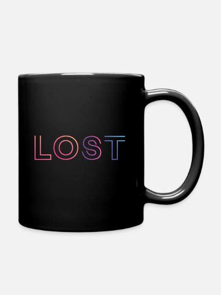 Lost - Full Colour Mug - black