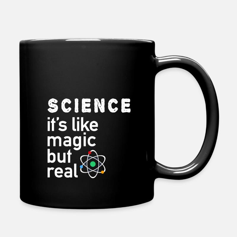 La science c'est comme magique mais réel - Mug uni - noir
