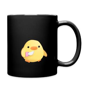 poulet au couteau - Mug uni - noir - Droite