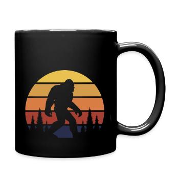 Bigfoot Sasquatch Lovers - Full Colour Mug - black - Right