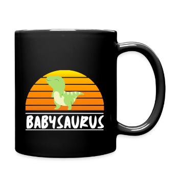 Babysaurus Child Baby Daughter Son Family - Full Colour Mug - black - Right