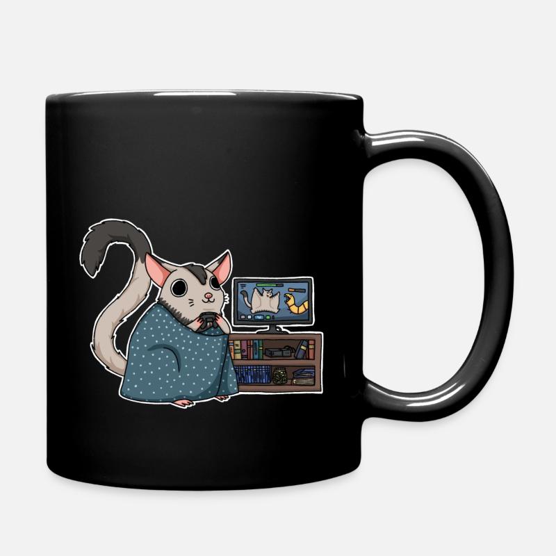 gaming sugarglider - Full Colour Mug - black