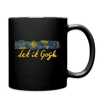 LET IT GOGH - Full Colour Mug - black - Right