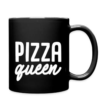 Pizza Reine - Mug uni - noir - Droite