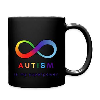 Autism Superpower - Full Colour Mug - black - Right