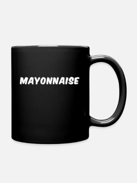 Mayonnaise - Mug uni - noir