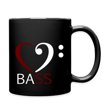 BASS MUSIC - Full Colour Mug - black - Right