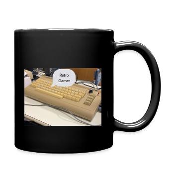 Retro Gamer - Tasse einfarbig - Schwarz - Rechts